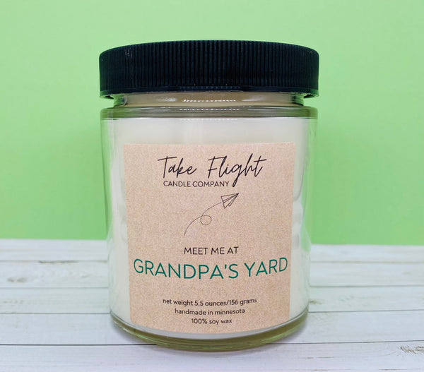 Grandpa’s Yard (fresh cut grass)